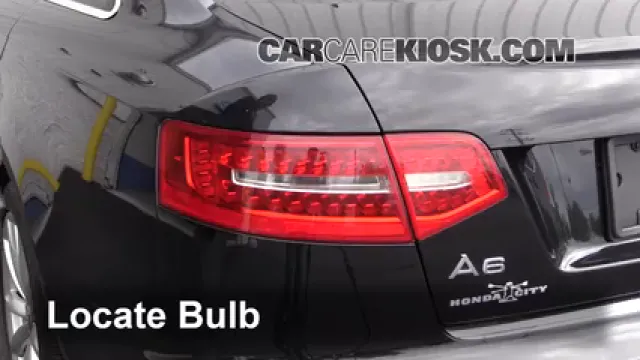 2011 Audi A6 Quattro 3.0L V6 Supercharged Éclairage Feu clignotant arrière (remplacer l'ampoule)
